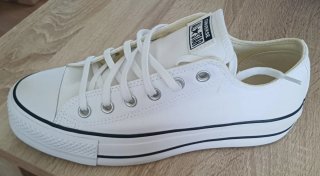 Zapatillas Converse plataforma blancas talla 40