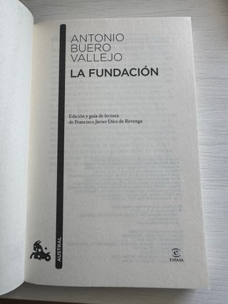 Libro de lectura la fundación