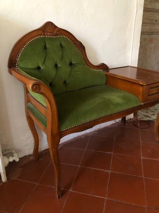 Sillón teléfono francés antiguo