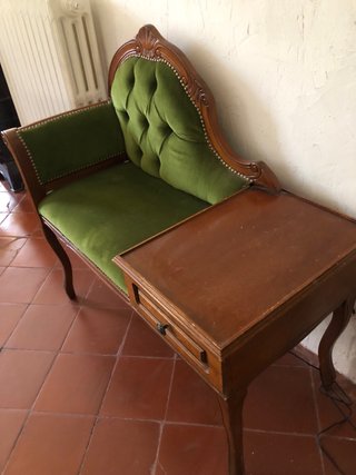 Sillón teléfono francés antiguo