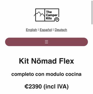 Mueble Camper Peugeot Rifter Corta