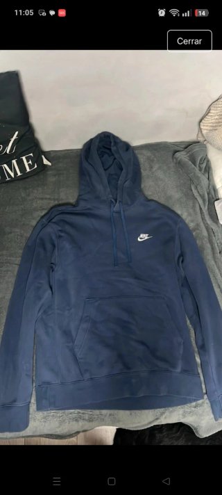 Sudadera Nike chico azul