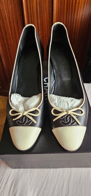 Zapatos Chanel Talla 40.5 Tacón 7cm