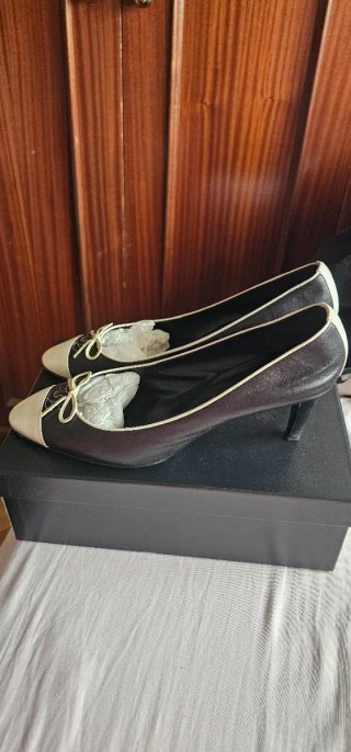 Zapatos Chanel Talla 40.5 Tacón 7cm