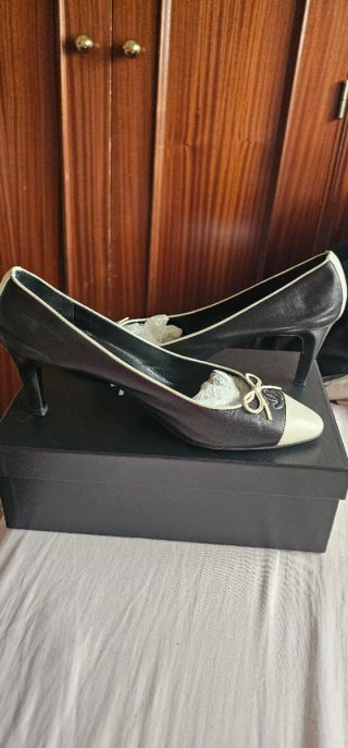 Zapatos Chanel Talla 40.5 Tacón 7cm