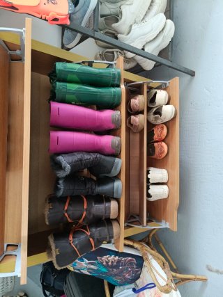 Zapatero Mueble Madera y Metal
