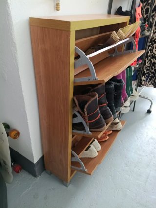 Zapatero Mueble Madera y Metal