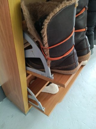 Zapatero Mueble Madera y Metal