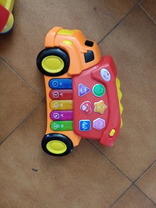 Lote Juguetes Bebé: Teléfono, Coche, Mariquita