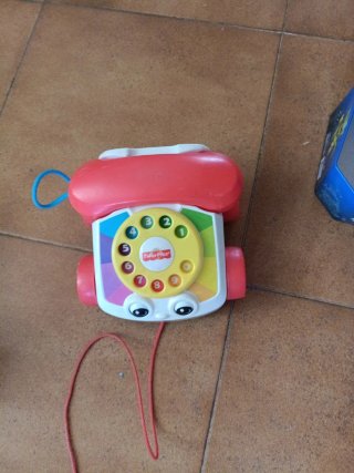 Lote Juguetes Bebé: Teléfono, Coche, Mariquita