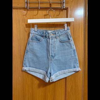 Pantalón vaquero claro tiro alto mon fit