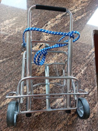 Carrito portaequipajes plegable