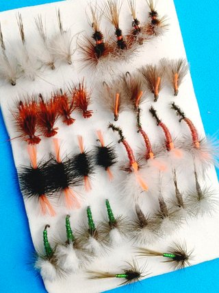 Lote Moscas Secas Pesca #14 y #16