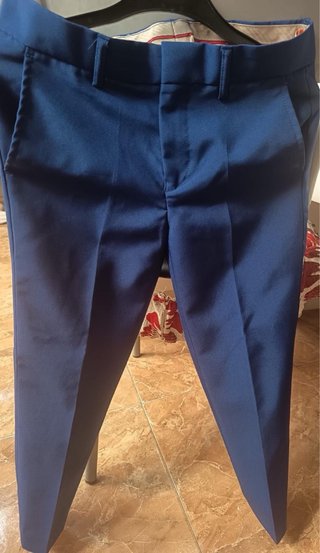 Traje Opposuits niño azul y beige talla 10Y