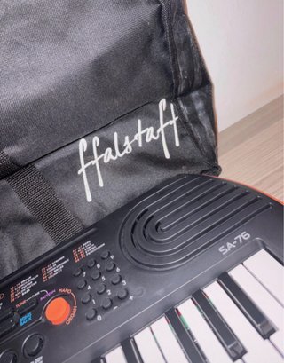 Tastiera Casio SA-76 con borsa