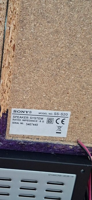 Equipo Hifi Sony HCD-S20