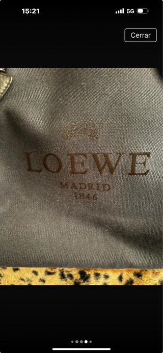 Bolso Loewe Azul Marino y negro
