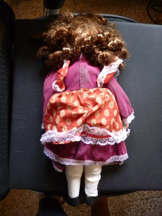 Muñeca porcelana antigua 40 cm