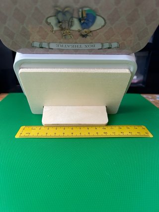 Caja de metal decorativa miniatura