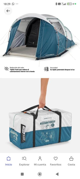 Tienda de campaña