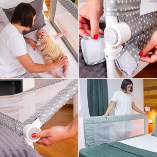 Barrera Cama Interbaby Niños Abatible 150cm