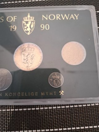 Estuche 6 Monedas Noruega 1990