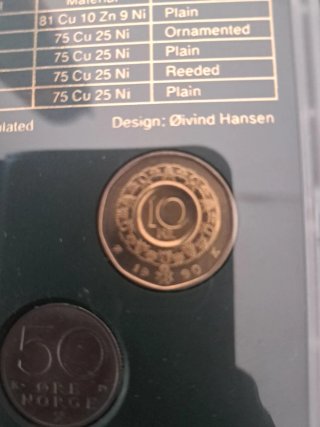 Estuche 6 Monedas Noruega 1990