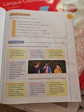 Lengua castellana, 5 Primaria