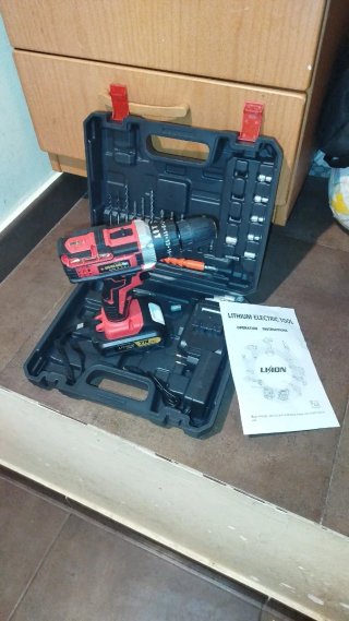 Taladro y destornillador 2 en 1
