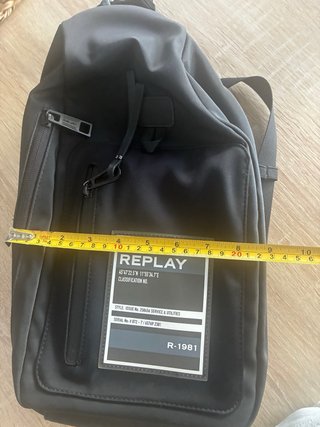 Bolso bandolera Replay negro