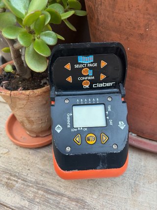 Temporizador riego Claber