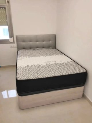 Canapé abatible madera con colchones viscoelastica