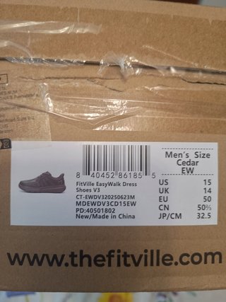 Zapatos Fitville Hombre 32.5cm. Nuevos