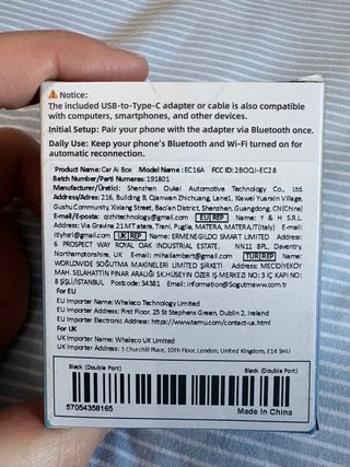 Adaptador CarPlay 2026