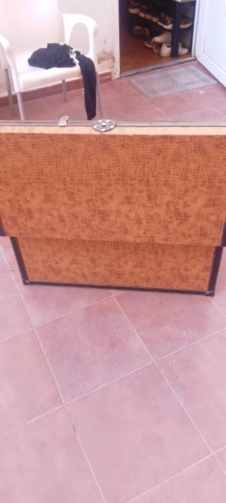 Baúl estilo cocodrilo piel sintética