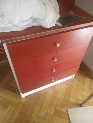 Cajonera Sinfonier Roja y Blanca