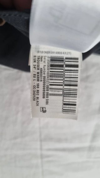 Pantalón caza Solognac cálido Talla L