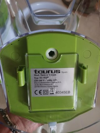 Heladera Taurus Tasty N'Cream 1,5L