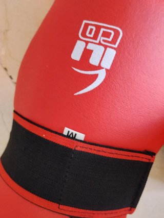 Espinilleras de Karate/Taekwondo Rojas