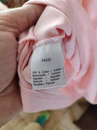 Polo Lacoste Rosa Talla M Original