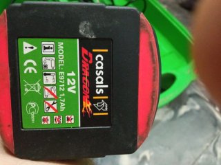 Taladro Casals 12V con maletín