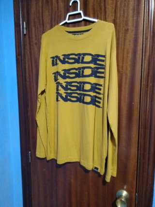 Camiseta Inside Manga Larga Talla M