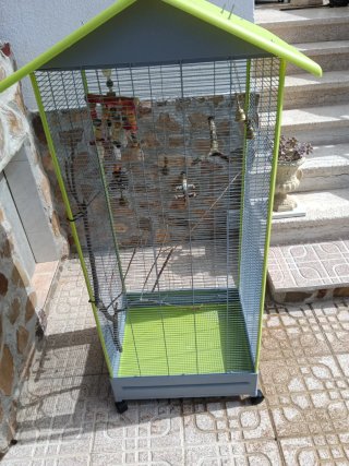 Voladera para pájaros