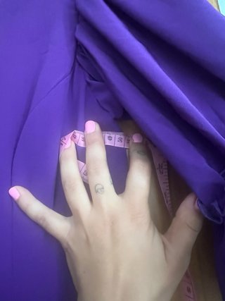 Vestido Sevillana Morado Volantes