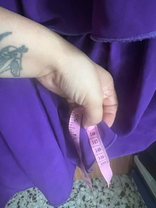 Vestido Sevillana Morado Volantes