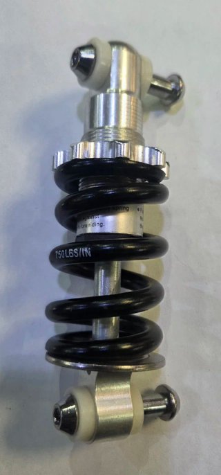 Amortiguador Muelle 125mm 750 LBS Bici 24"