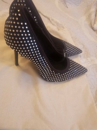Zapatos de tacón Zara pedrería Talla 36