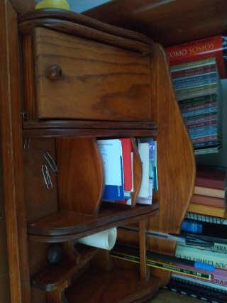 Organizador de escritorio de madera