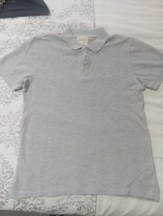 Polo Zara Gris Talla M