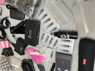Máquina de tatuar profesional + accesorios